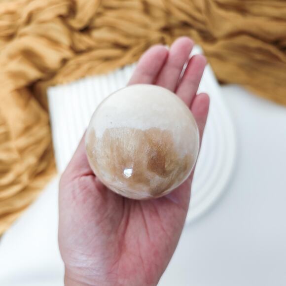 YOU CHOOSE Stilbite Scolecite Sphere Healing Crystals - Picture 4 of 10